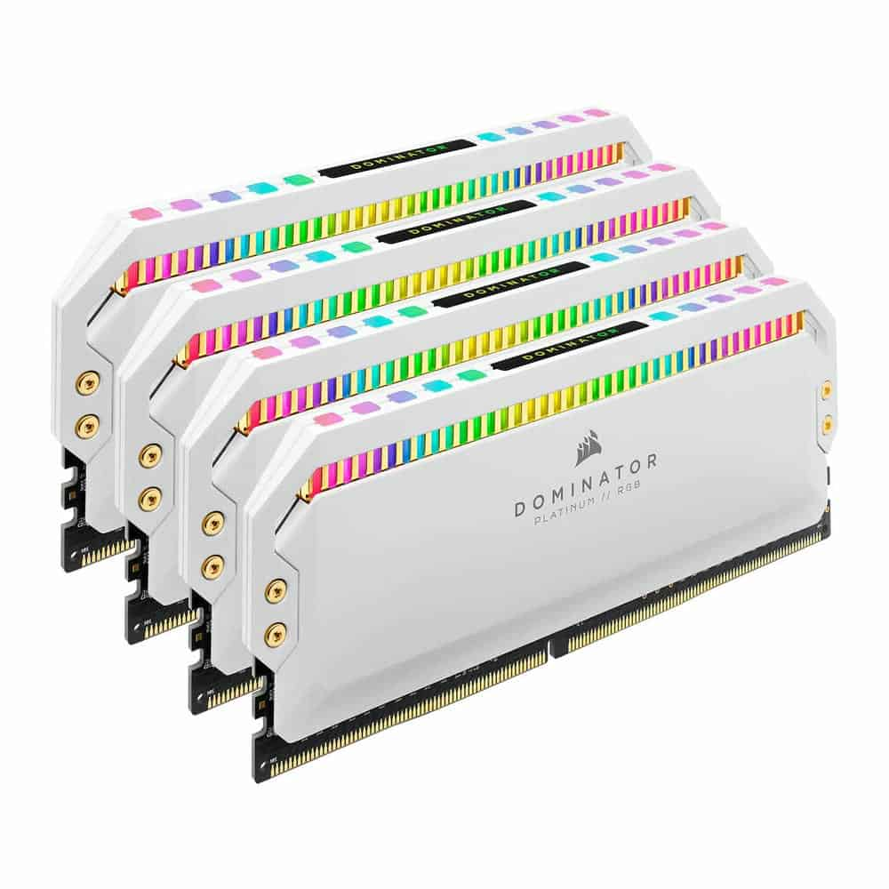 (image for) Corsair DOMINATOR Platinum RGB White 32GB 3200MHz DDR4 Memory Kit